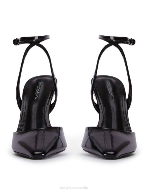 Stöckelschuhe| de Tony Bianco Frauen Eden-Heels Schwarz hochglänzend 462443